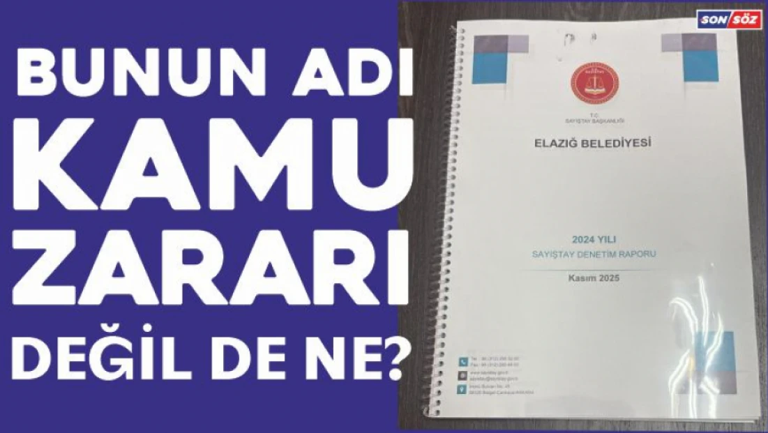 Bunun Adı Kamu Zararı Değil de Ne?