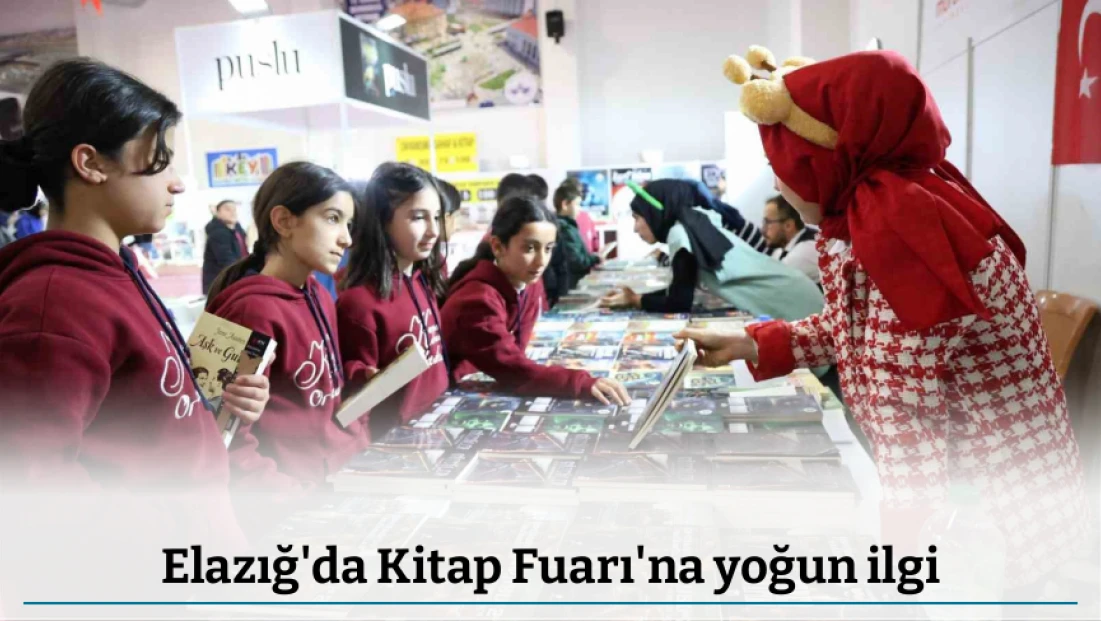 Elazığ'da Kitap Fuarı'na yoğun ilgi