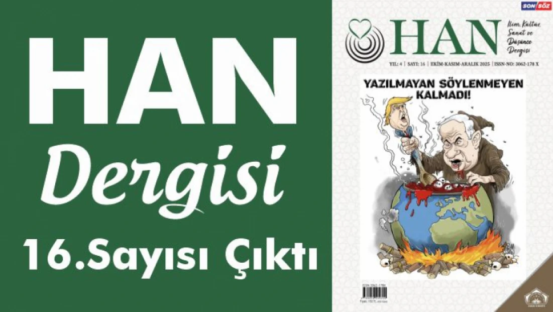 HAN Dergisi 16.Sayısı Çıktı