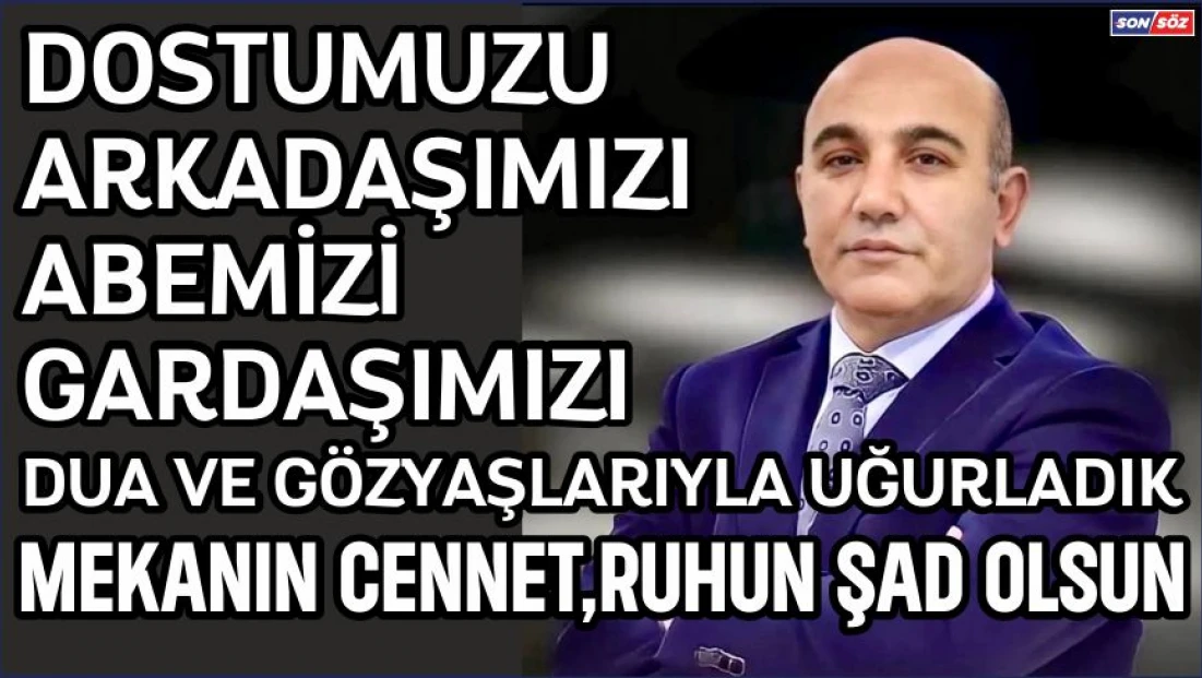 Mekânın cennet, ruhun şâd olsun Arif Çakmak.