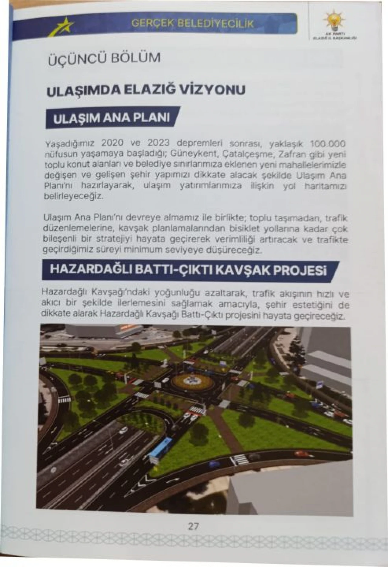 Karayolları'nın Elazığ'a Hediyesi