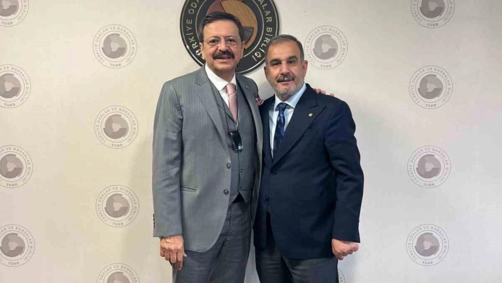 Başkan Alan, TOBB Başkanı Hisarcıklıoğlu ile görüştü