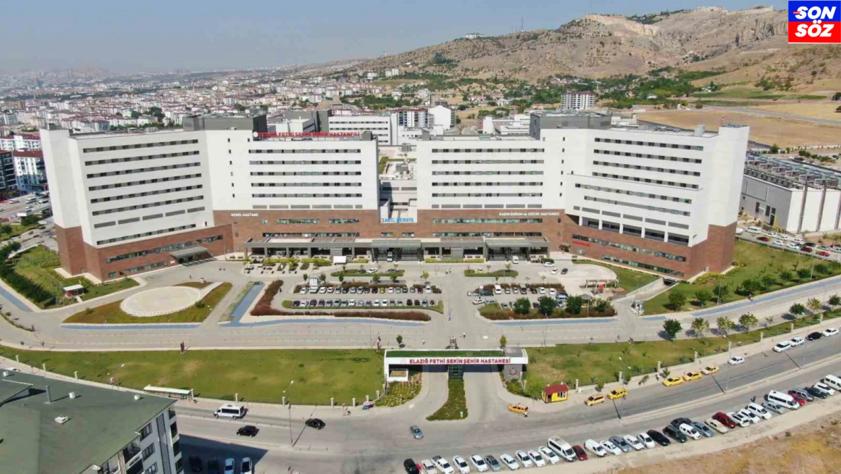 Fethi Sekin Şehir Hastanesi, şehir nüfusunun 3 katı hasta kabul etti
