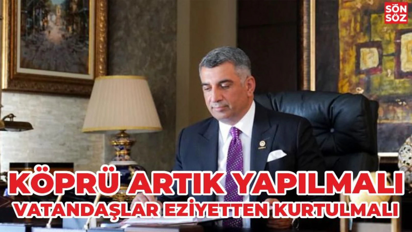 ''KÖPRÜ ARTIK YAPILMALI VATANDAŞLAR EZİYETTEN KURTULMALI!'' 