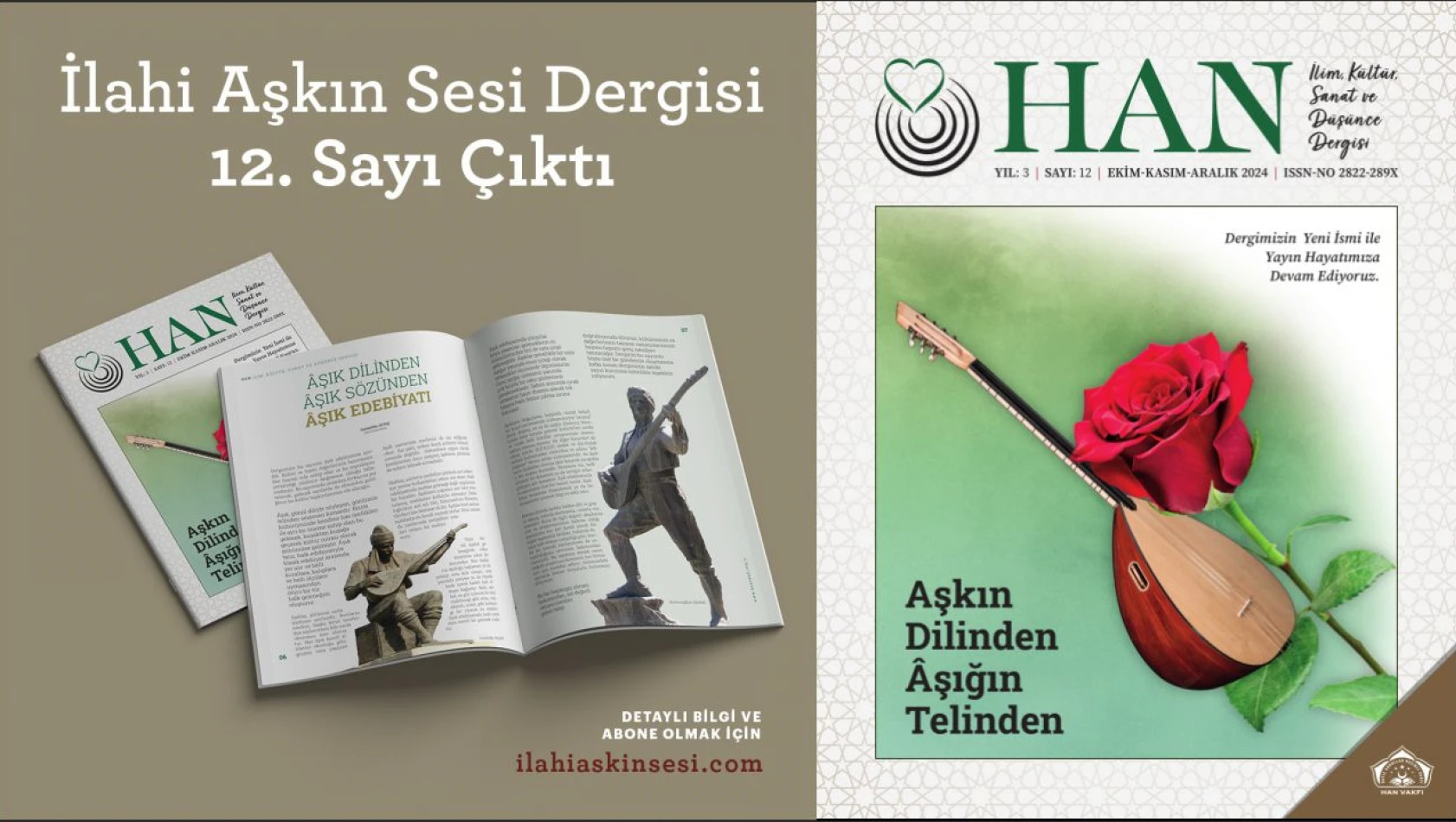 İlahi Aşkın Sesi Dergisi 12.Sayı Çıktı