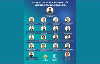 Ak Parti Elazığ İl Başkanlığı Yürütme Kurulu açıklandı