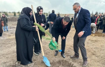 Türk Dünyası Hatıra Ormanı'na Elazığ Fidanı