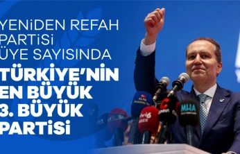 Yeniden Refah Partisi Üye Sayısında Büyük Artış