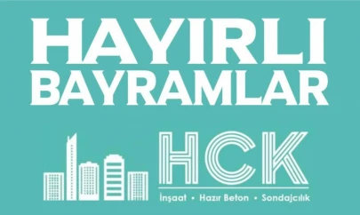 HCK İnşaat Bayram Tebriği