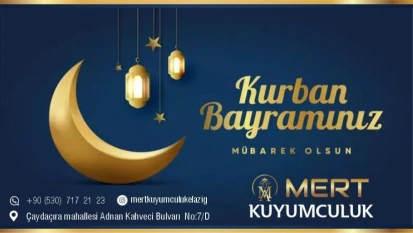 Mert Kuyumculuk Bayram Tebriği