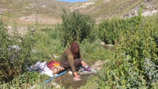 2 bin 500 rakımda ekmek mücadelesi