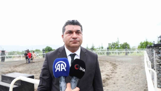 Ahıskalı çocuklar ilk kez at binmenin heyecanını yaşadı