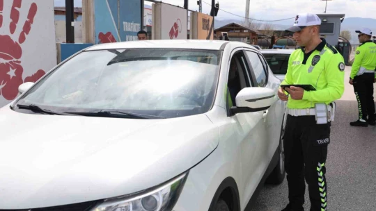 Bayram tatili dönüşünde trafik denetimleri arttı