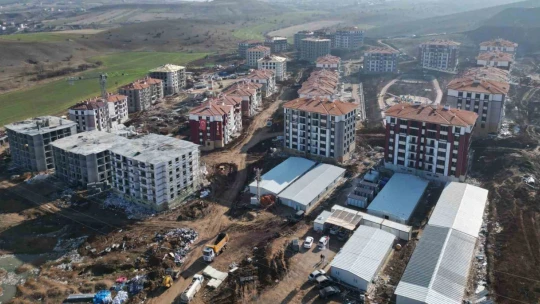 Depremzedeler konutlarına kavuşmak için artık gün sayıyor