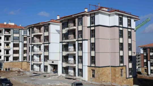 Depremzedeler konutlarına kavuşmak için artık gün sayıyor