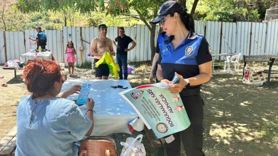 Doğu ve Güneydoğu'nun akın ettiği gölde polisten, boğulmalara karşı uyarı