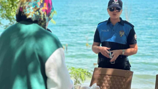 Doğu ve Güneydoğu'nun akın ettiği gölde polisten, boğulmalara karşı uyarı