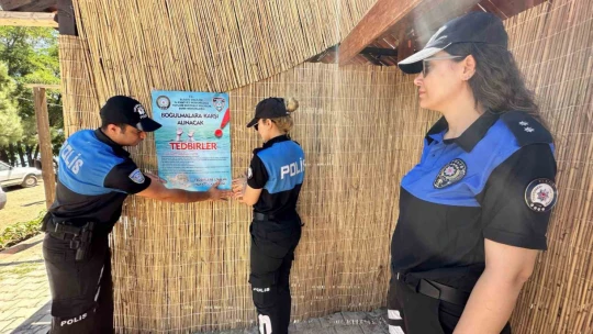 Doğu ve Güneydoğu'nun akın ettiği gölde polisten, boğulmalara karşı uyarı