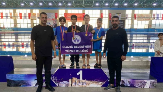 Elazığ Belediyesinden yüzmede 57 madalya