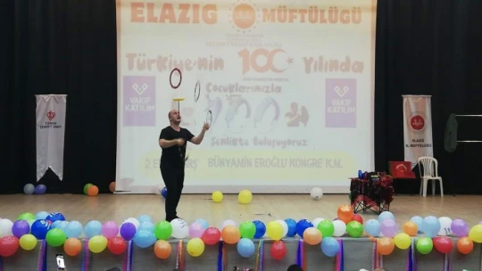 Elazığ'da '100. Yılda Çocuklarımızla 100 Şenlik' etkinliği