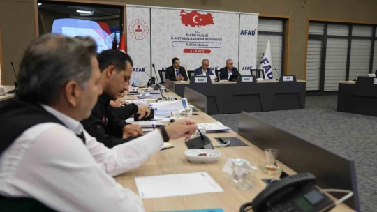 Elazığ'da 'Afet sonrası iyileştirme çalışmaları' toplantısı