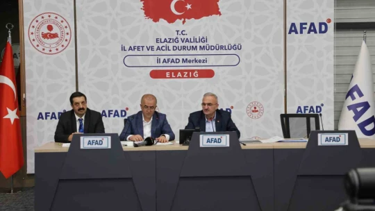 Elazığ'da 'Afet sonrası iyileştirme çalışmaları' toplantısı