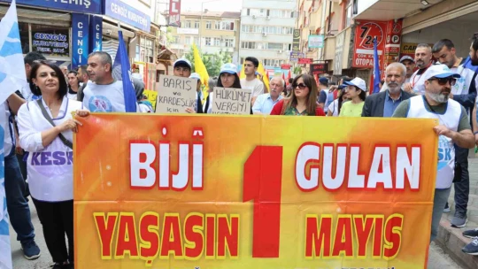 Elazığ'da 1 Mayıs kutlandı