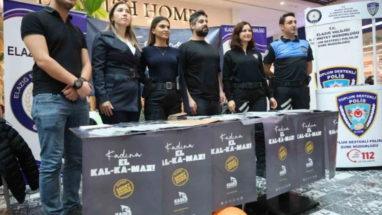 Elazığ'da 25 Kasım Kadına Yönelik Şiddetle Mücadele Günü etkinliği