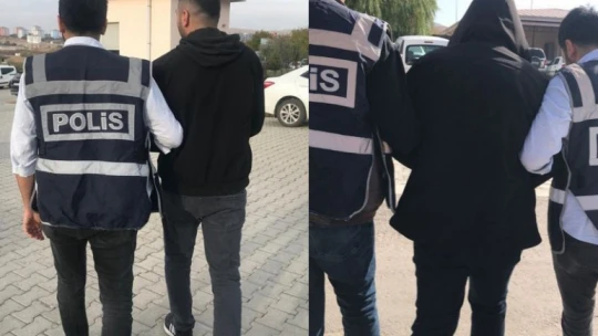 Elazığ'da 33 yıl kesinleşmiş hapis cezası bulunan 3 zanlı tutuklandı