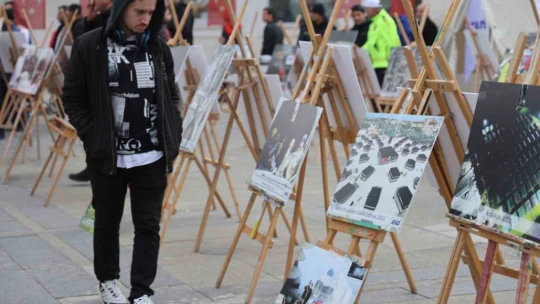 Elazığ'da 6 Şubat depremleri konulu fotoğraf sergisi