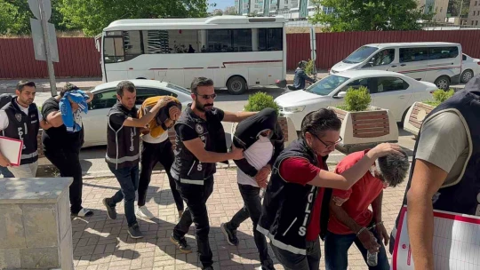 Elazığ'da 9 şüpheli adliyeye sevk edildi