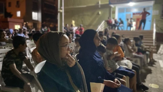 Elazığ'da açık hava sinema etkinliği
