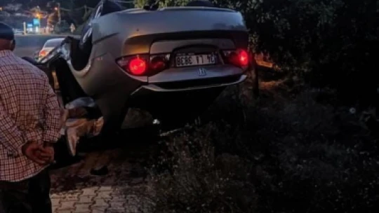 Elazığ'da araç takla attı: 1 yaralı