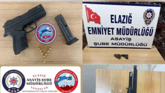 Elazığ'da asayiş uygulaması