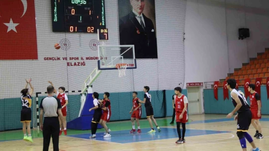 Elazığ'da basketbol ve güreş müsabakaları tamamlandı