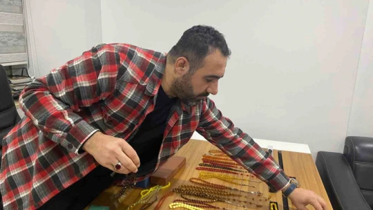 Elazığ'da daire fiyatına tespih koleksiyonu