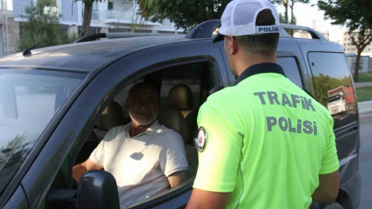 Elazığ'da dron destekli trafik denetimi