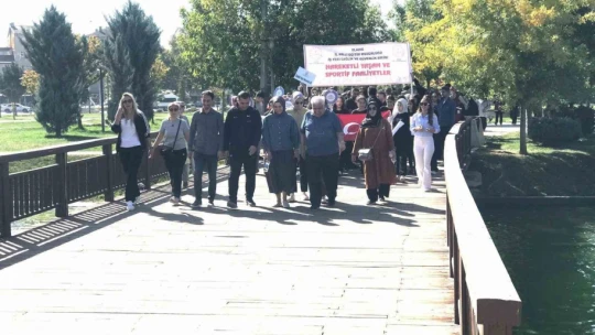 Elazığ'da Dünya Yürüyüş Günü etkinlikleri