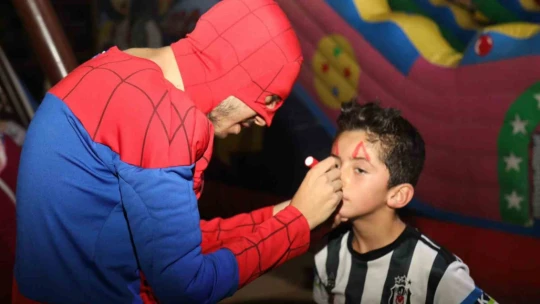 Elazığ'da düzenlenen etkinliklerde çocuklar doyasıya eğlendi