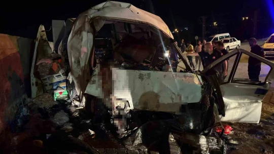 Elazığ'da feci kaza: 1 ölü, 7 yaralı