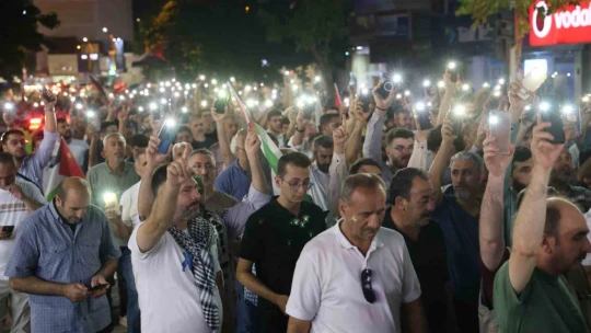 Elazığ'da Haniye için yürüyüş