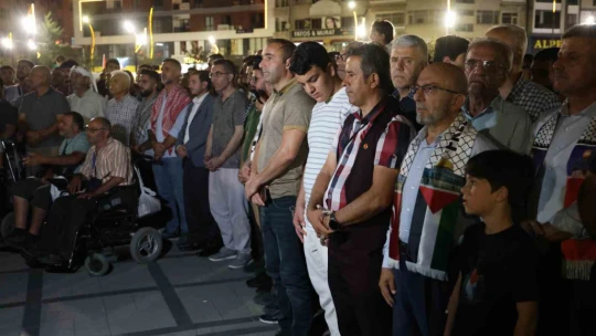 Elazığ'da Haniye için yürüyüş