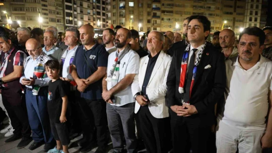 Elazığ'da Haniye için yürüyüş