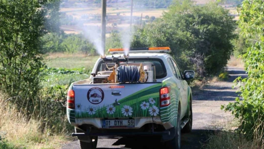Elazığ'da havaların ısınmasıyla ilaçlama çalışmalarına hız verildi