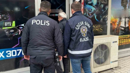 Elazığ'da internet kafeler denetlendi