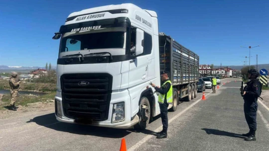 Elazığ'da jandarma 10 günde 17 bin 118 aracı denetledi