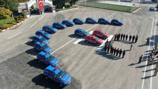 Elazığ'da jandarmaya 15 yeni araç tahsisi yapıldı