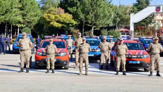 Elazığ'da jandarmaya 15 yeni araç tahsisi yapıldı