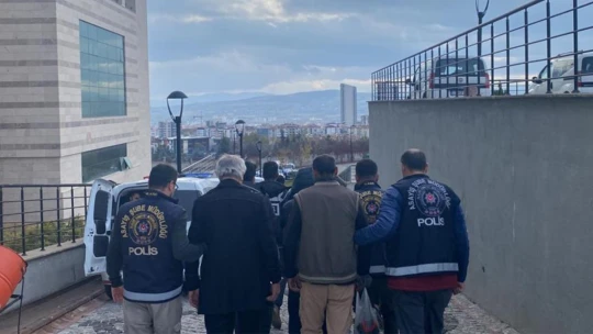 Elazığ'da kesinleşmiş hapis cezası olan 7 zanlı tutuklandı