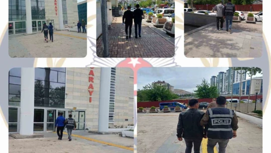 Elazığ'da kesinleşmiş hapis cezası bulunan 24 zanlı yakalandı